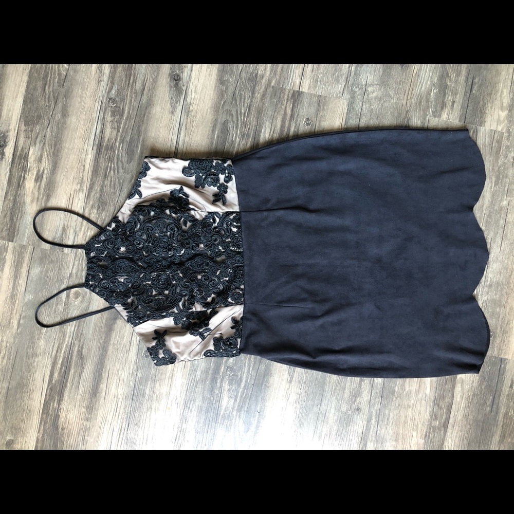 Hello Molly black dress with lace
